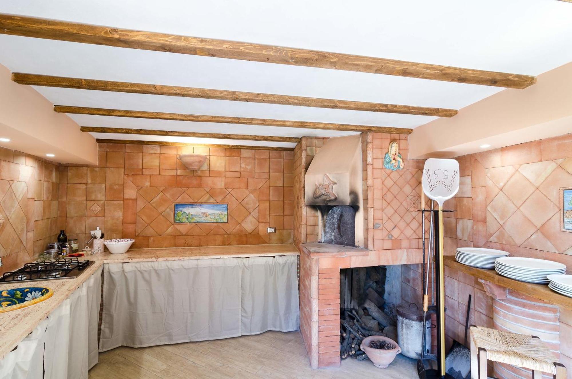 מסקלי Villa Del Gelso Chalet Nel Parco Delletna מראה חיצוני תמונה