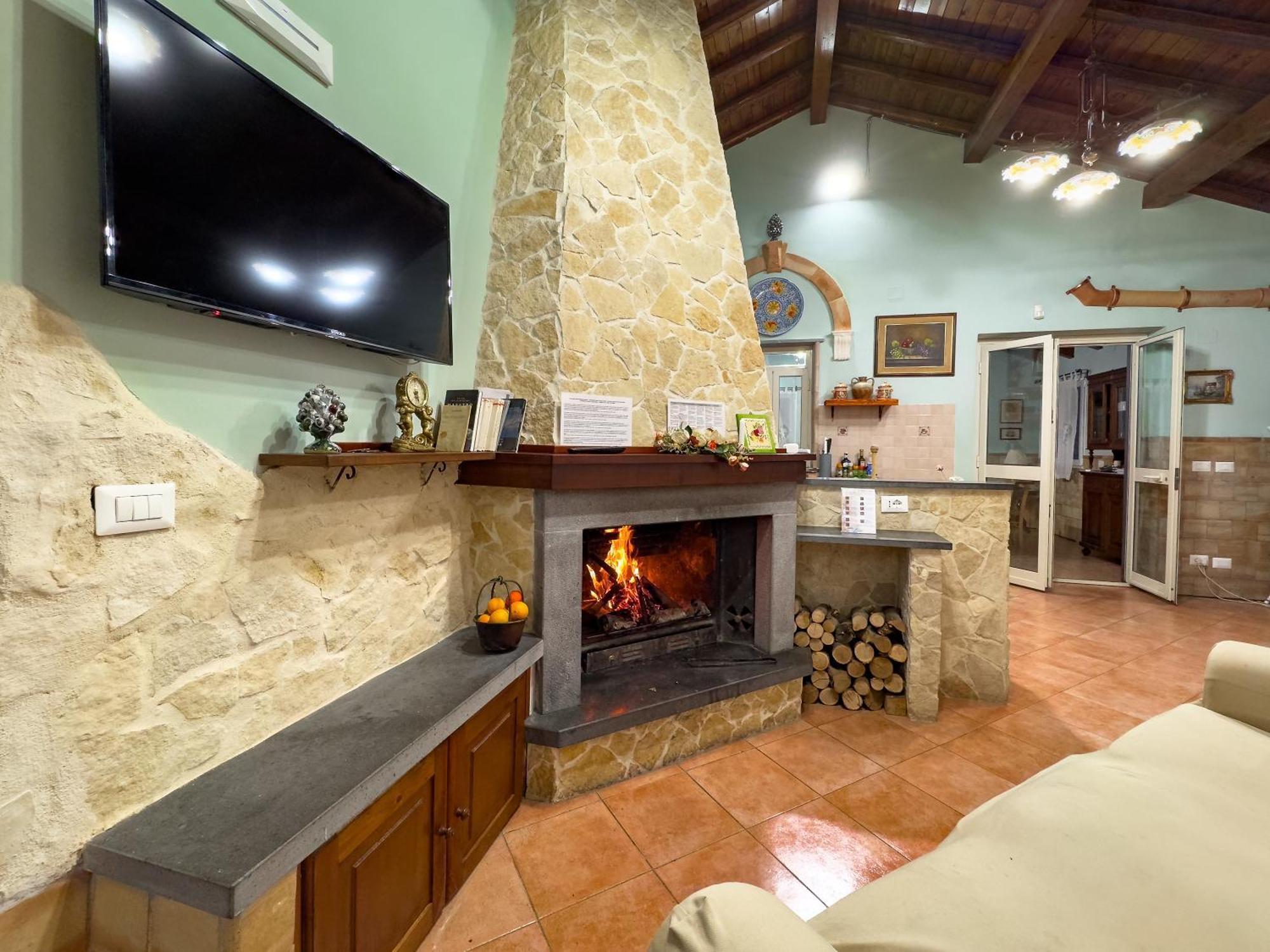 מסקלי Villa Del Gelso Chalet Nel Parco Delletna מראה חיצוני תמונה