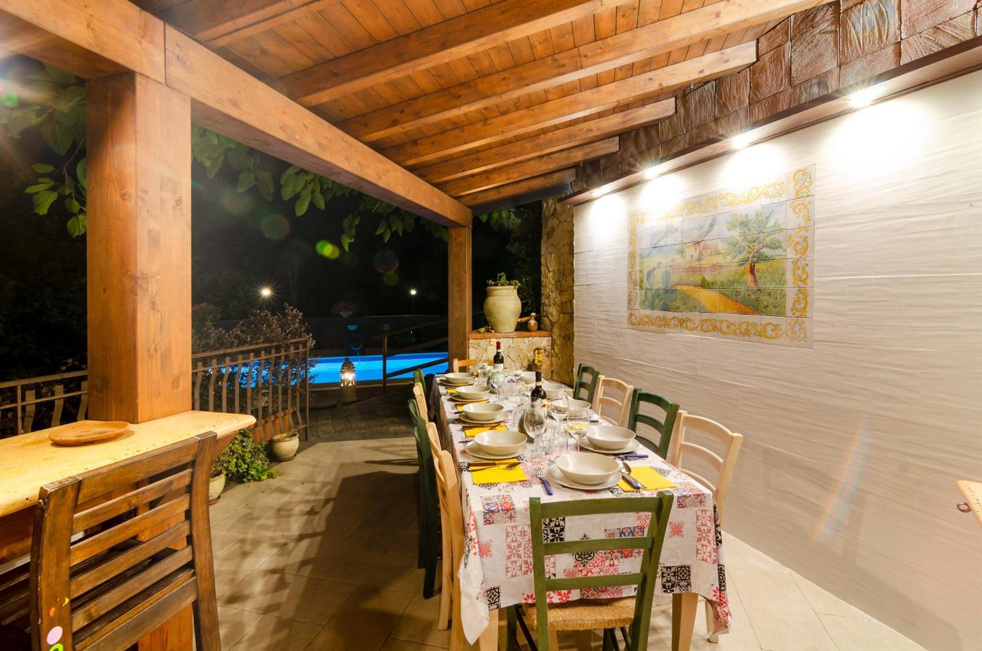 מסקלי Villa Del Gelso Chalet Nel Parco Delletna מראה חיצוני תמונה