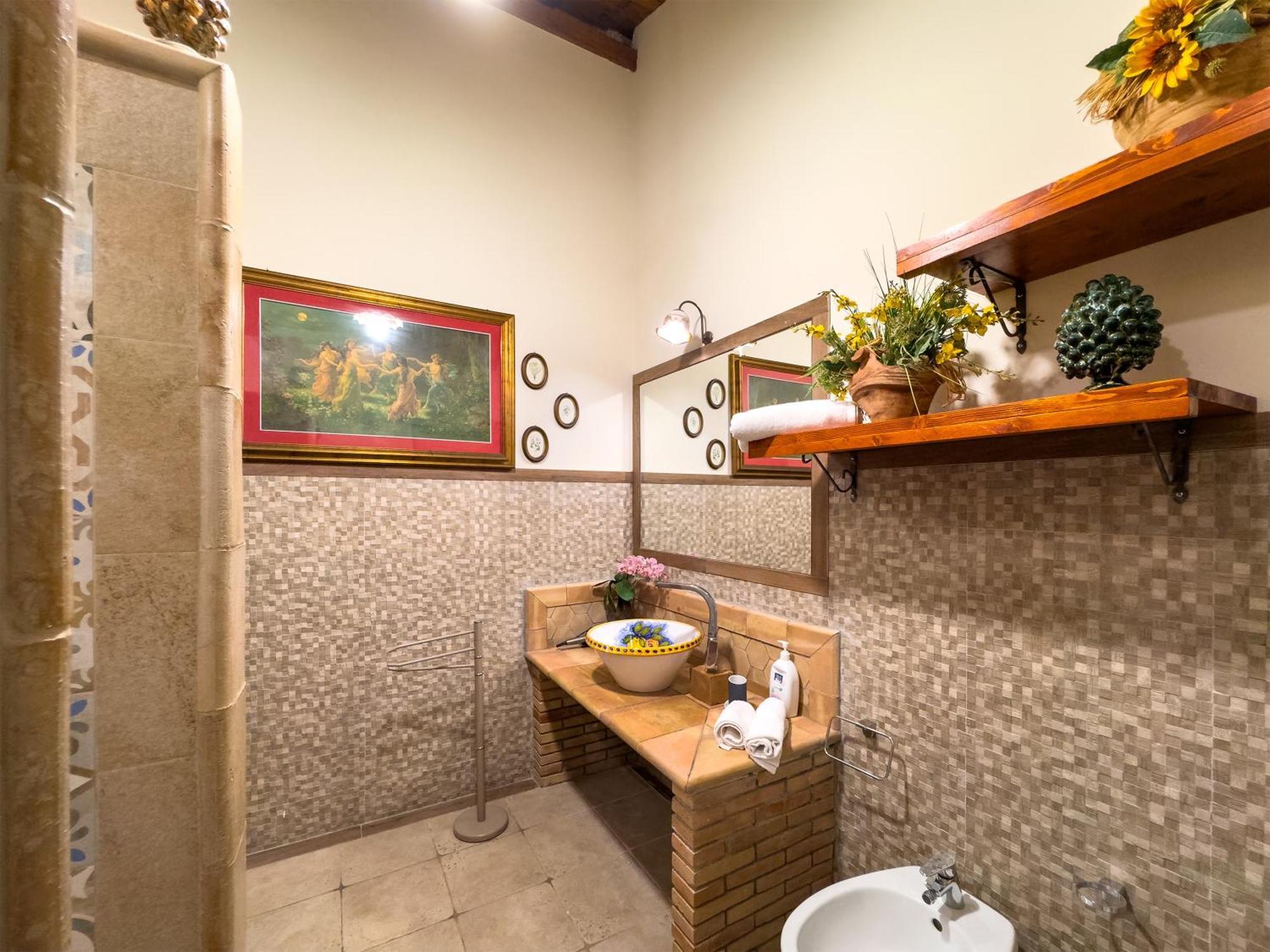 מסקלי Villa Del Gelso Chalet Nel Parco Delletna מראה חיצוני תמונה